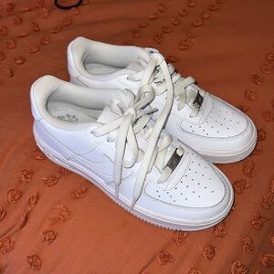 White Nike Air Force 1s